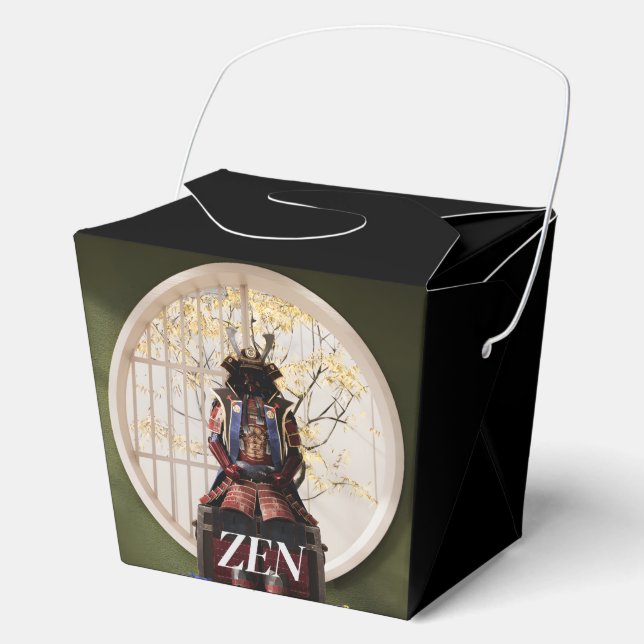 Japan samurai spirit favor boxes (Front)
