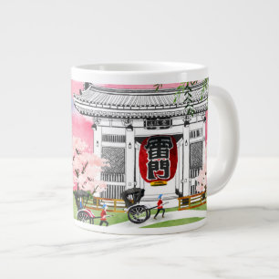 Japan Scene Giant Coffee Mug