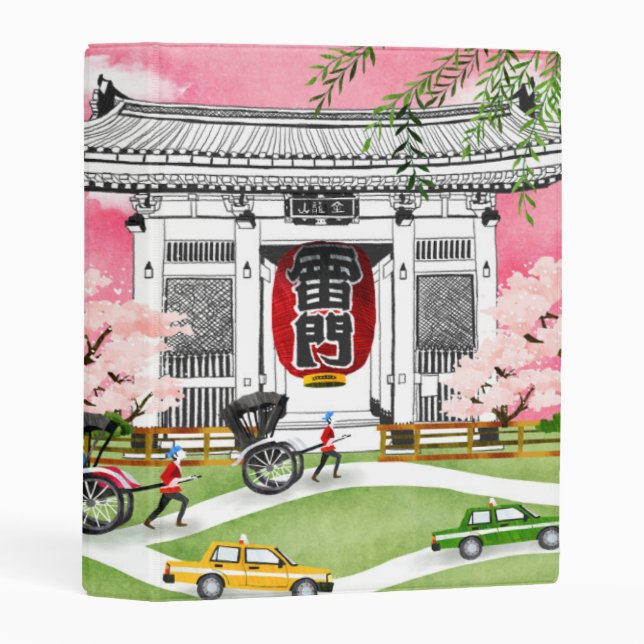 Japan Scene Mini Binder (Front/Spine)