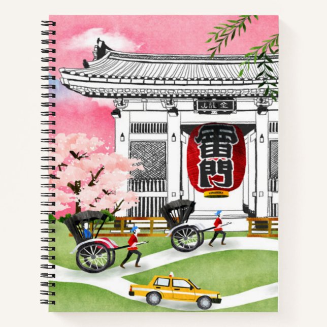 Japan Scene Notebook (Front)