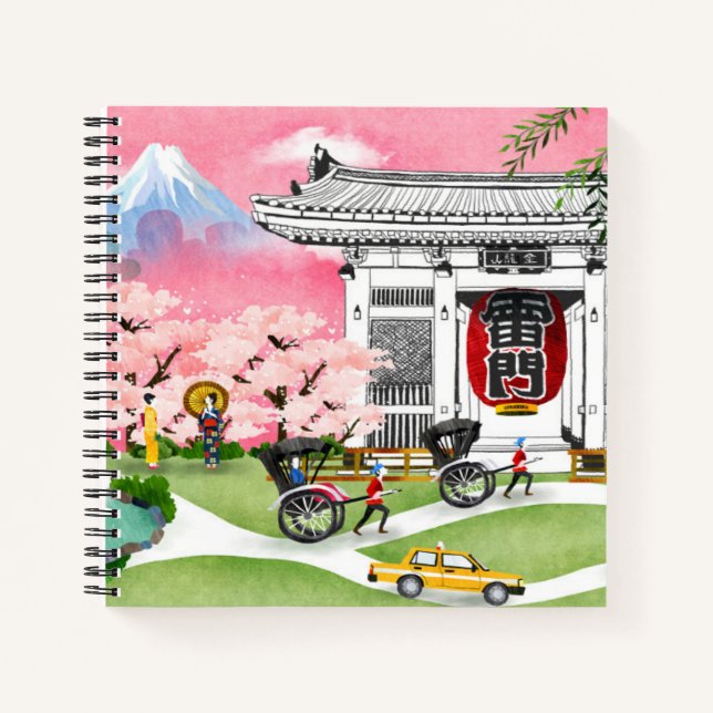 Japan Scene Notebook (Front)