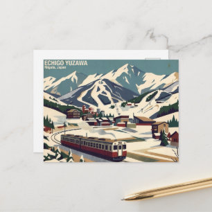 Japan Snow Culture Echigo Yuzawa越後湯沢 ポストカード Postcard