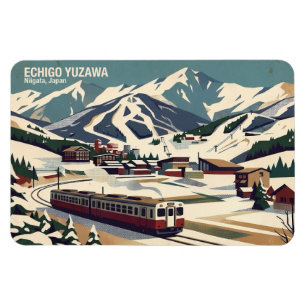 Japan Snow Culture – Echigo Yuzawa 越後湯沢 新潟 Magnet