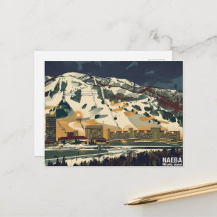 Japan Snow Culture Naeba Night Ski ポストカード Postcard