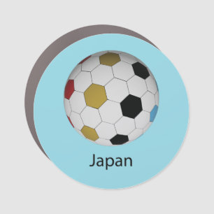 Japan Soccer Button Car Magnet