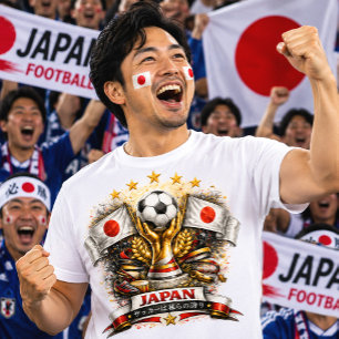 Japan Soccer Fan Japanese Football World Cup T-Shirt