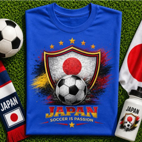 Japan Soccer Fan Japanese Football World Cup T-Shirt
