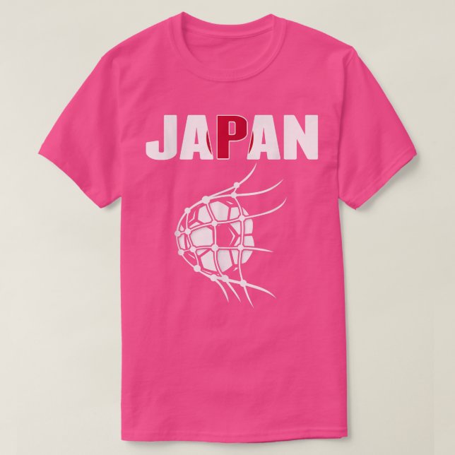Japan Soccer Fans Jersey Japanese Flag Football Ba T-Shirt (Design Front)