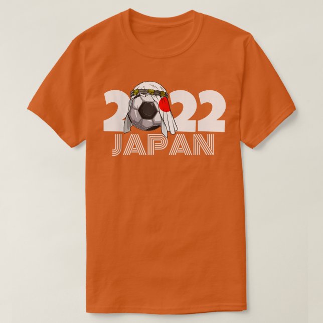Japan Soccer Team Football Arab 2022 Japanese Flag T-Shirt (Design Front)