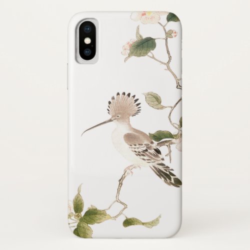 Japan Spring Flowers and Birds iPhone X Case