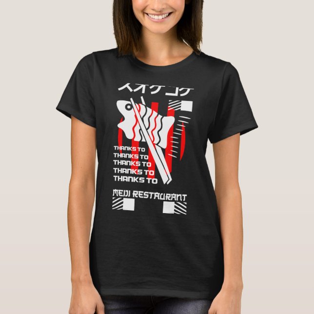 Japan Streerwear Japanese Style Tokyo 10 T-Shirt (Front)