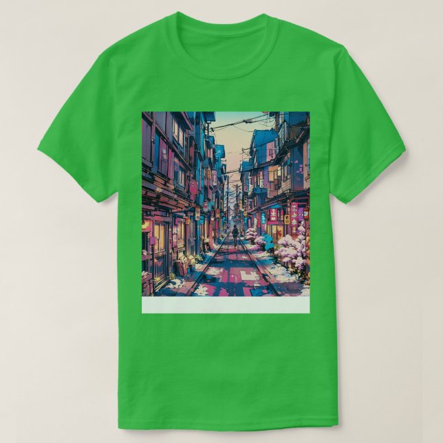 Japan Street Aesthetic 5 T-Shirt (Design Front)