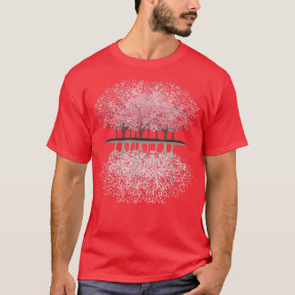 Japan Style Japanese Cherry Blossom Sakura  T-Shirt