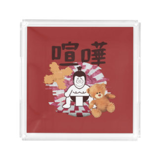 Japan Sumo Tokyo - FIGHTO!!! (ft. Teddy Bear) Red Acrylic Tray