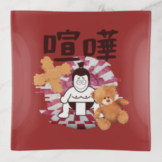 Japan Sumo Tokyo - FIGHTO!!! (ft. Teddy Bear) Red Trinket Tray