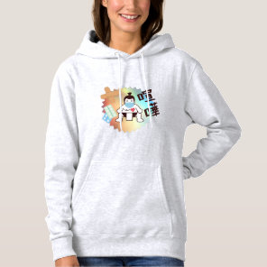Japan Sumo Tokyo - FIGHTO!!! Stay Safe! gray Hoodie