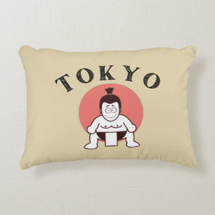 Japan Sumo Tokyo - Son of The Sun Accent Pillow