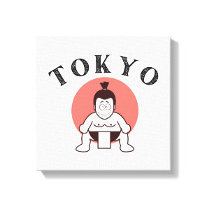 Japan Sumo Tokyo - Son of The Sun Canvas Print
