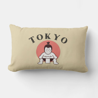 Japan Sumo Tokyo - Son of The Sun Lumbar Pillow