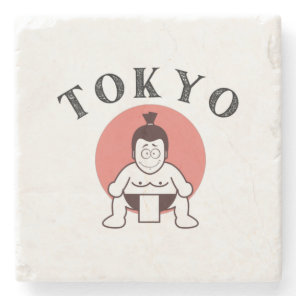 Japan Sumo Tokyo - Son of The Sun Stone Coaster