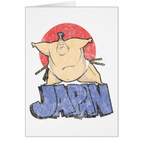 Japan Sumo Vintage Cards