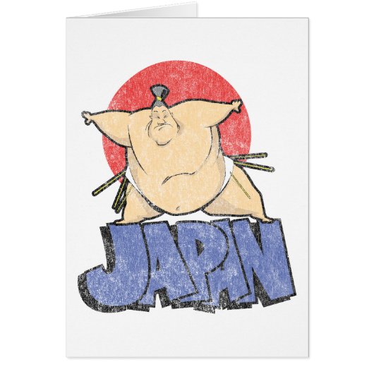 Japan Sumo Vintage Cards (Front)