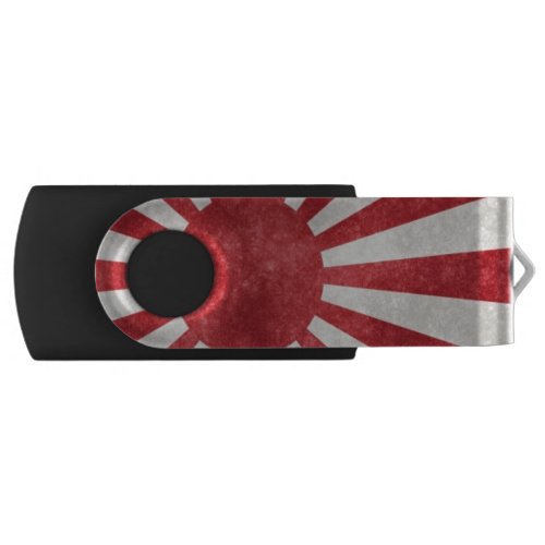 Japan sun flag metallic look USB flash drive