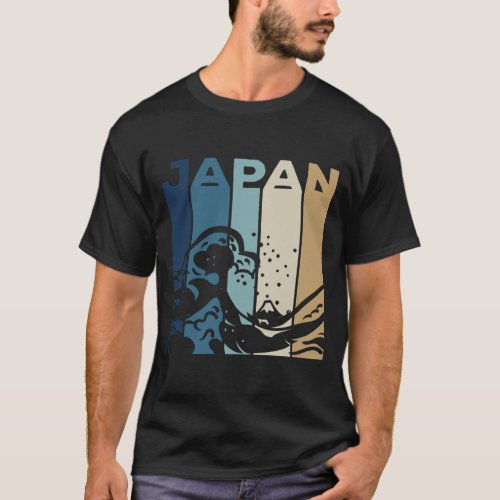 Japan The Great Wave Off Kanagawa  Mt Fuji T_Shirt