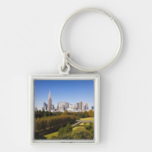 Japan. Tokyo. Shinjuku District Skyline and Keychain