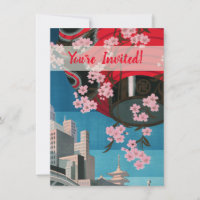 Japan Tokyo Vintage Japanese Travel Poster