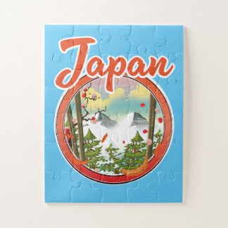 Japan travel logo jigsaw puzzle