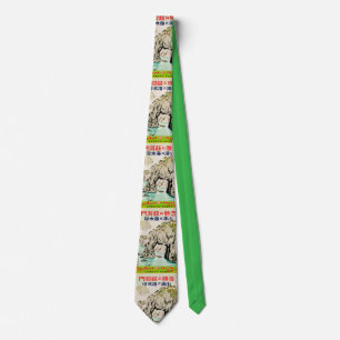 Japan Travel Okinawa Island Fine Art Neck Tie