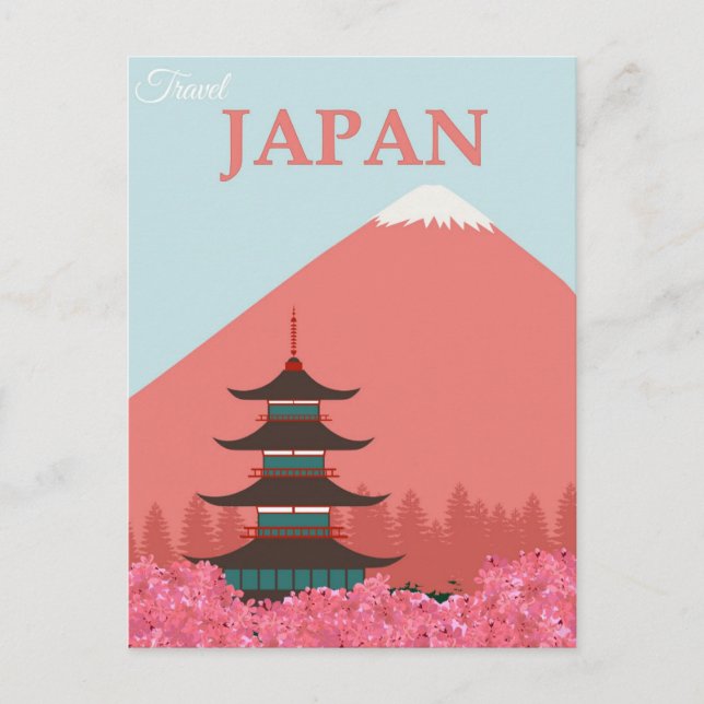 Japan Travel Postcard (Front)