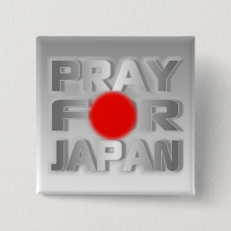 Japan Tsunami Support Pinback Button
