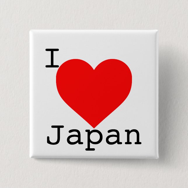 Japan Tsunami Support Pinback Button (Front)