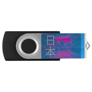 japan vaporwave flash drive