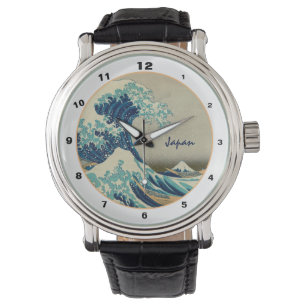 Japan & Vintage Art Great Wave off Kanagawa watch
