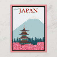 JAPAN Vintage Travel Postcard