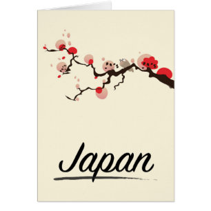 Japan vintage travel poster.