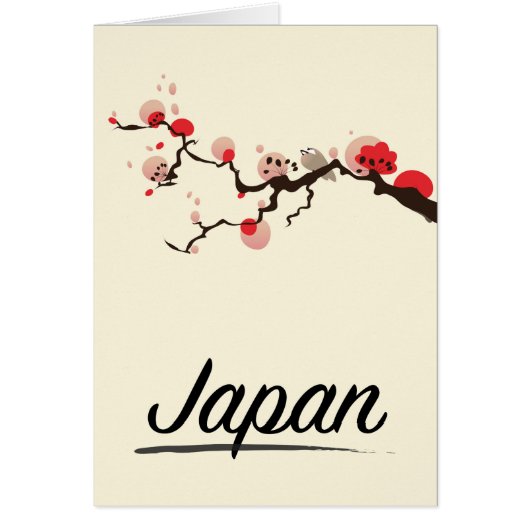 Japan vintage travel poster. (Front)