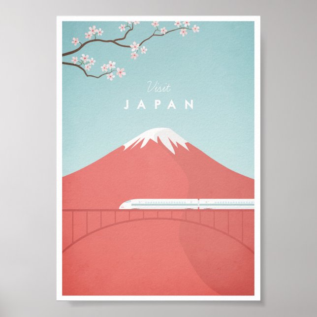 Japan Vintage Travel Poster (Front)