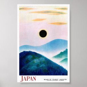 Japan Vintage Travel Poster Restored