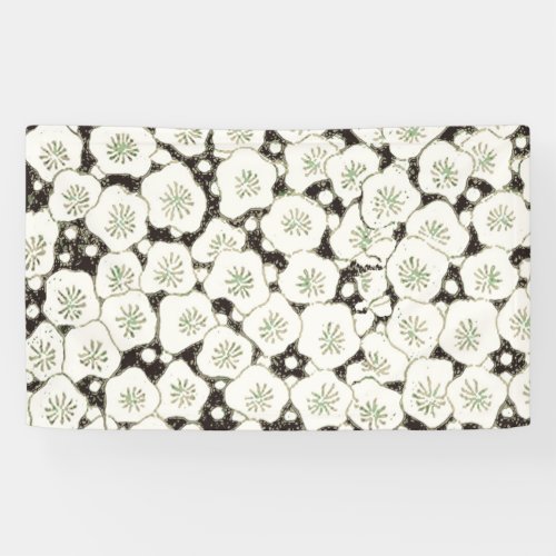 Japan White Flower floral garden Banner