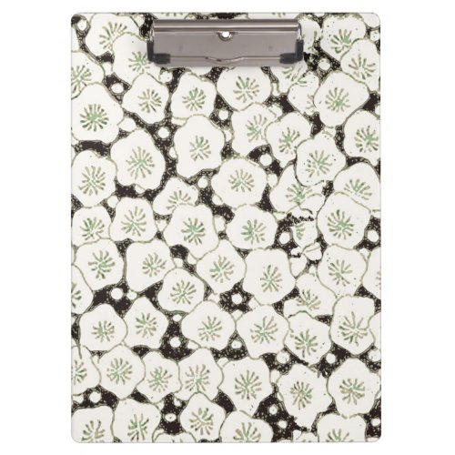 Japan White Flower floral garden Clipboard