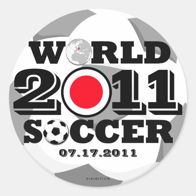 Japan Women Soccer 2011 Champs Sticker (Front)