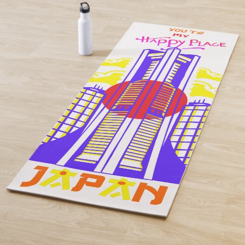 Japan You Are My Happy Place Yoga Mat