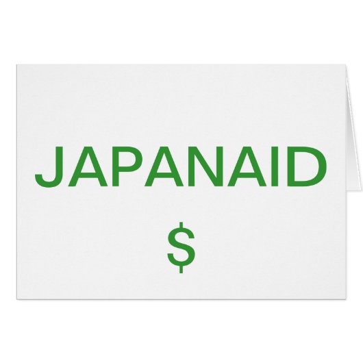 JAPANAID CARDS (Front Horizontal)