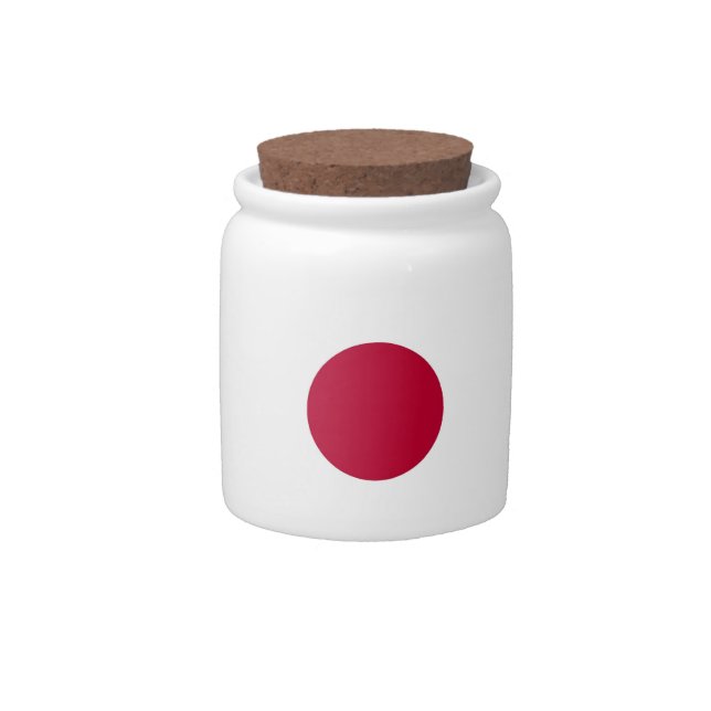 Japanase Flag Candy Jar (Front)