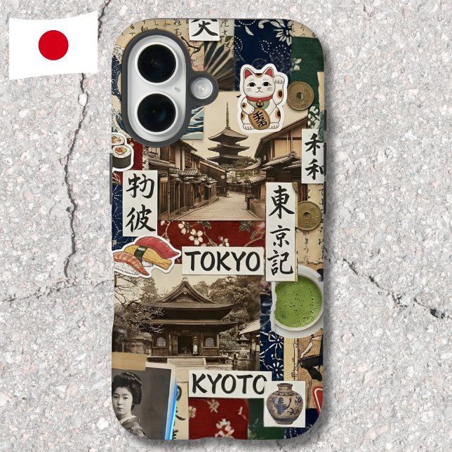 Japancore Collage Japanese Aesthetic Art Case-Mate iPhone Case (Creator Uploaded)