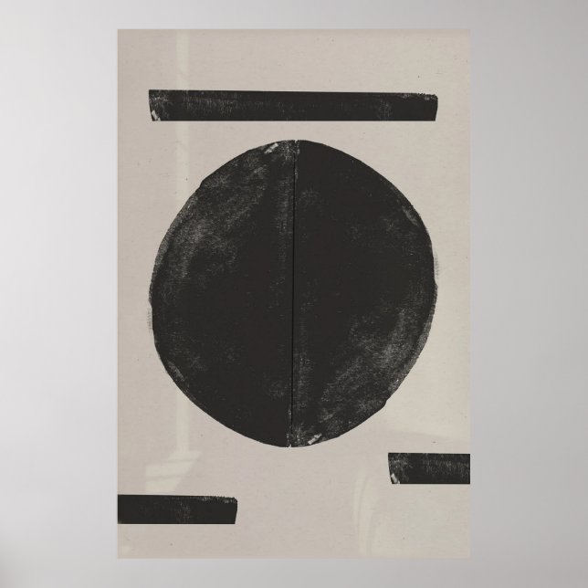 Japandi Abstract Poster (Front)